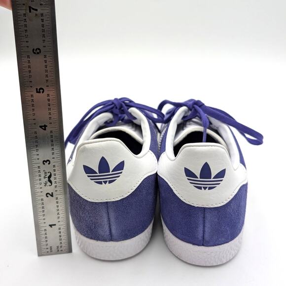 Adidas Gazelle Sneaker Shoes Youth Energy Ink Purple White Size US5 EU37 1/3 - Picture 4 of 13